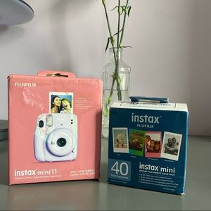 Fujifilm instax mini 11 instant camera + 40 piece variety pack of different film